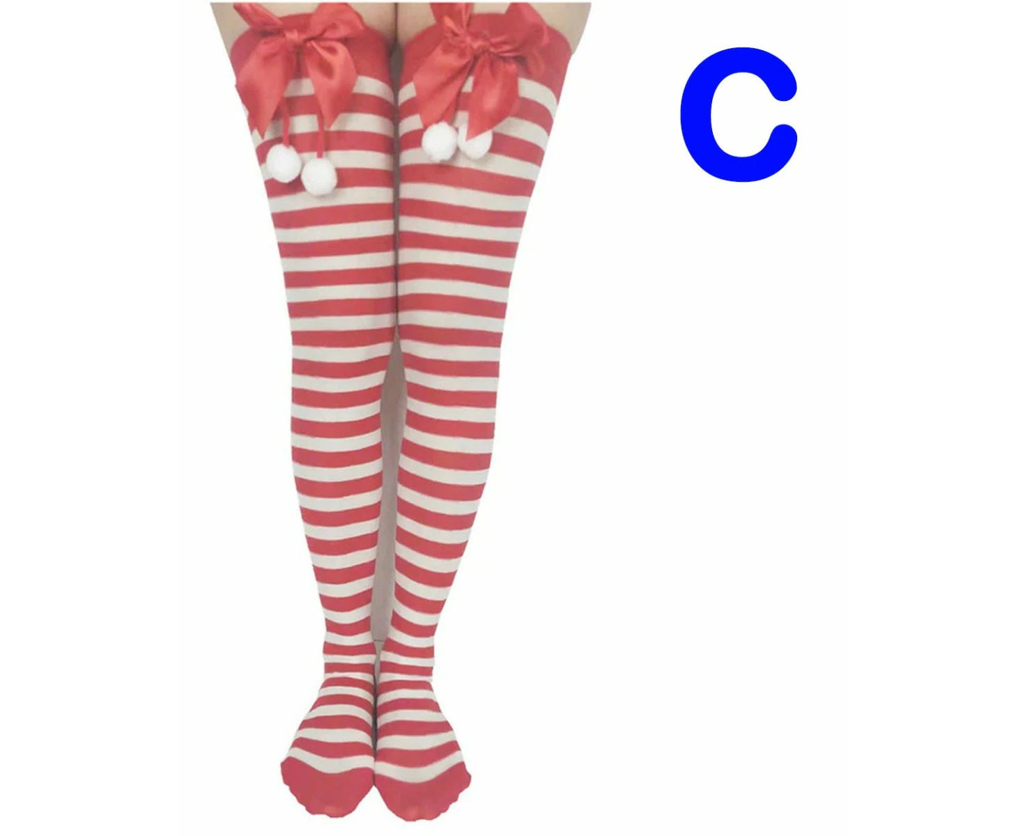 Christmas Knee High Tights Socks - Female, C, Harry Potter