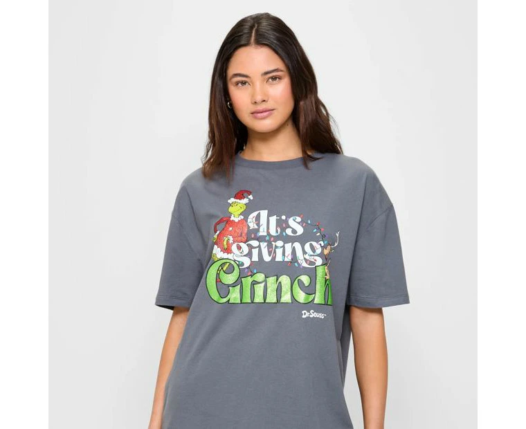 Licensed The Grinch Christmas Boyfriend T-Shirt