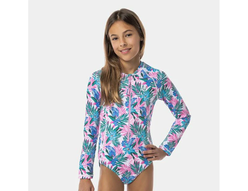 Tropical Swim Surfsuit - Piping Hot