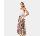 Tiered Maxi Skirt - Piping Hot