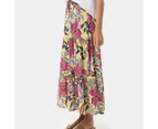 Tiered Maxi Skirt - Piping Hot