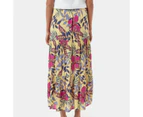 Tiered Maxi Skirt - Piping Hot