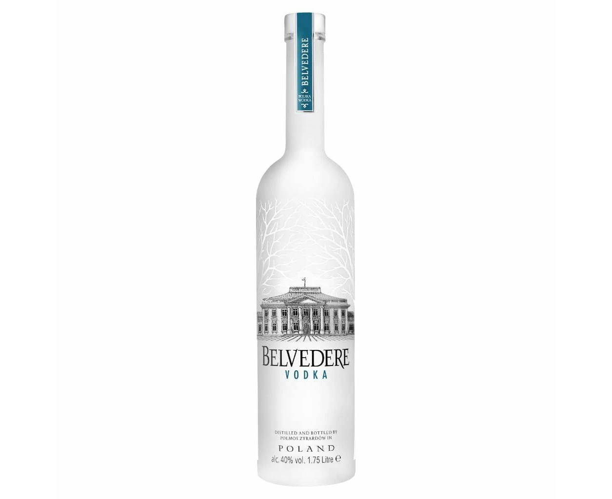 BELVEDERE PURE VODKA 40% 1.75LT