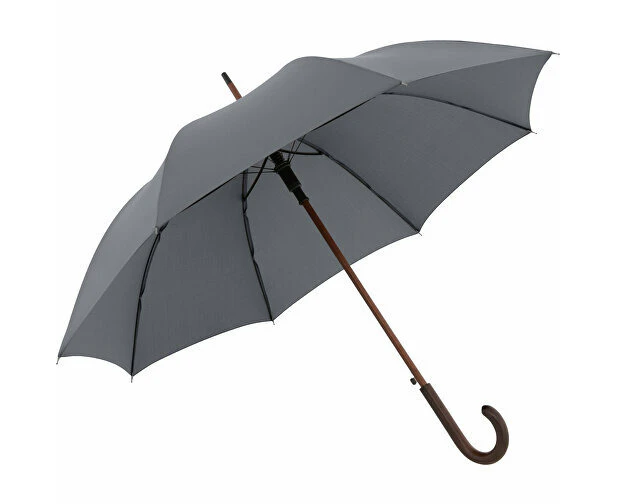 Derby Oslo Wood Umbrella Grey