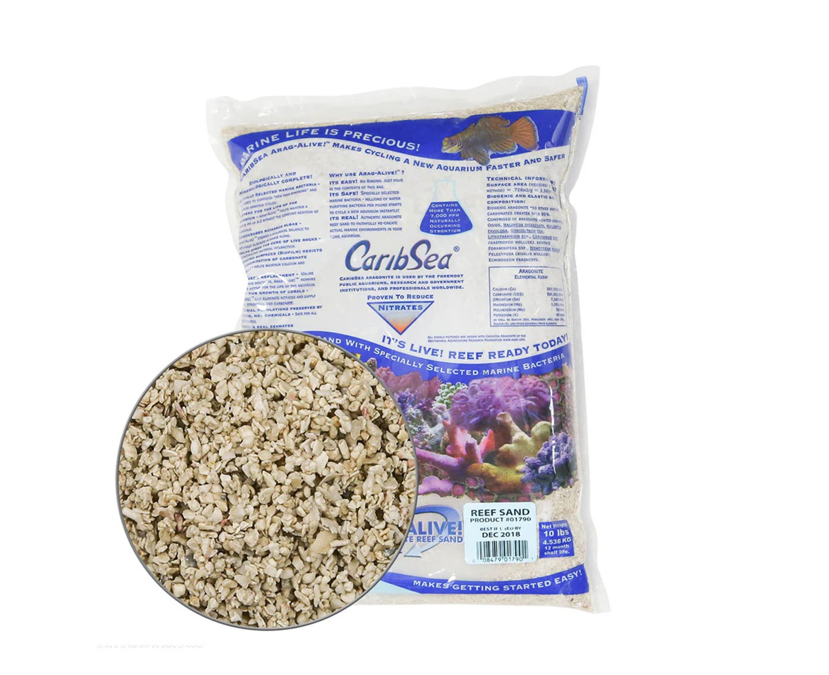 Carib Sea Arag-Alive Special Grade Reef Sand 9.07kg