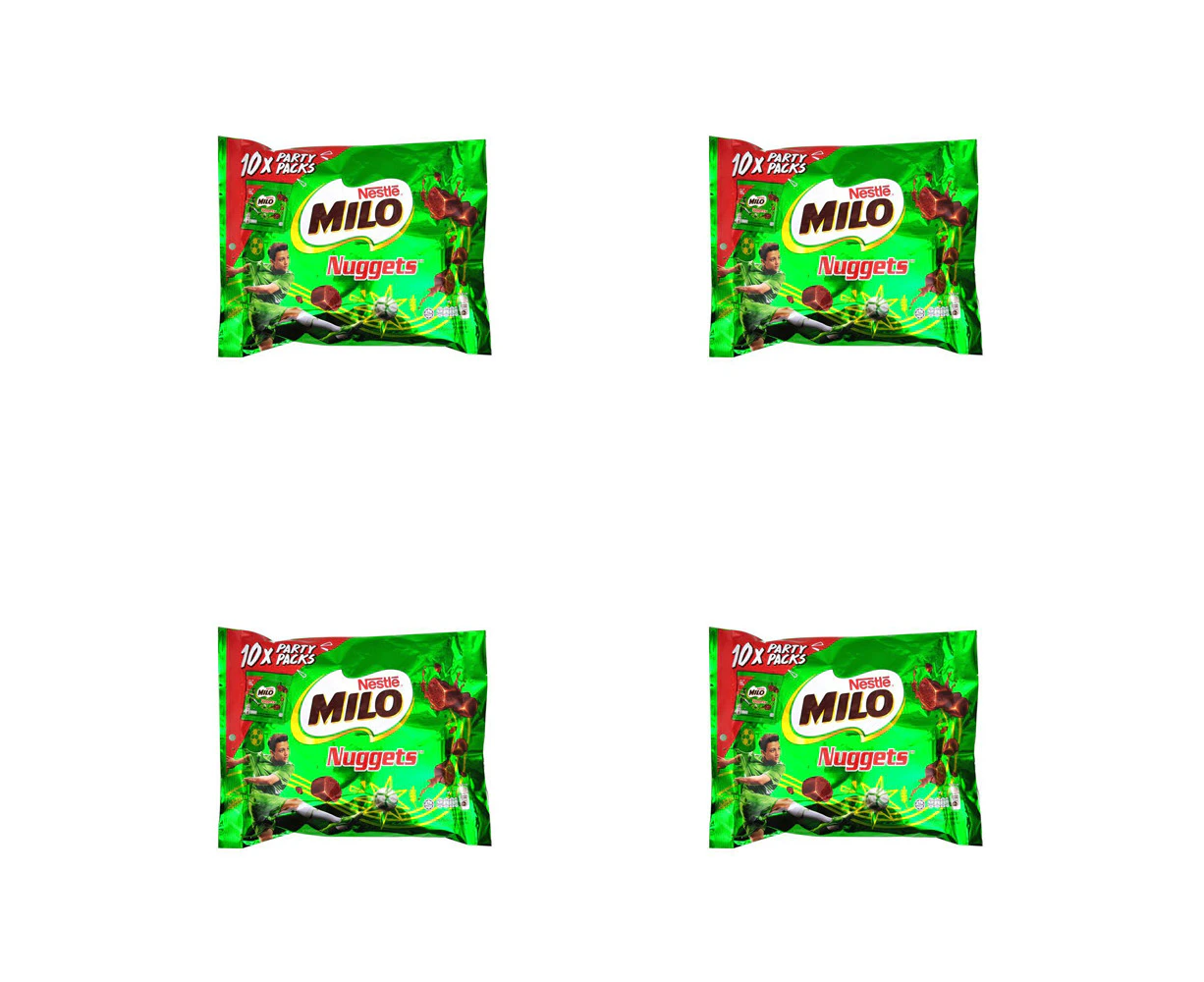 40pc Nestle Milo Nuggets Kids Sweet Chocolate Candy Bites 150g Multipack