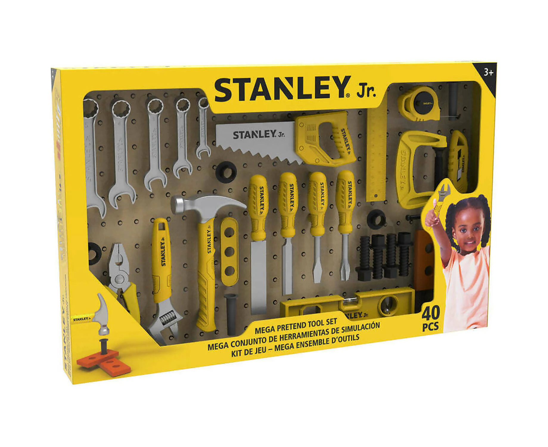 Stanley Jr. - Mega Pretend Play 40 Piece Tool Set