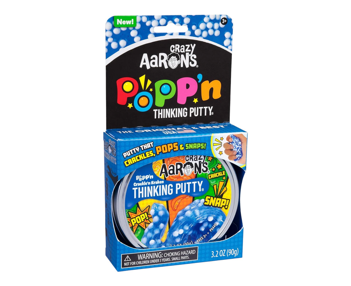 Crazy Aaron's Thinking Putty Popp'n Crackle'n Kraken