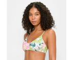 Target Crop Bikini Swim Top