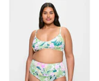 Target Crop Bikini Swim Top