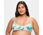 Target Crop Bikini Swim Top