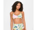 Target Crop Bikini Swim Top