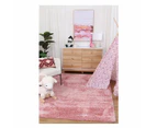 Puffy Soft Shag Pink Rug