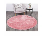 Puffy Soft Shag Pink Rug