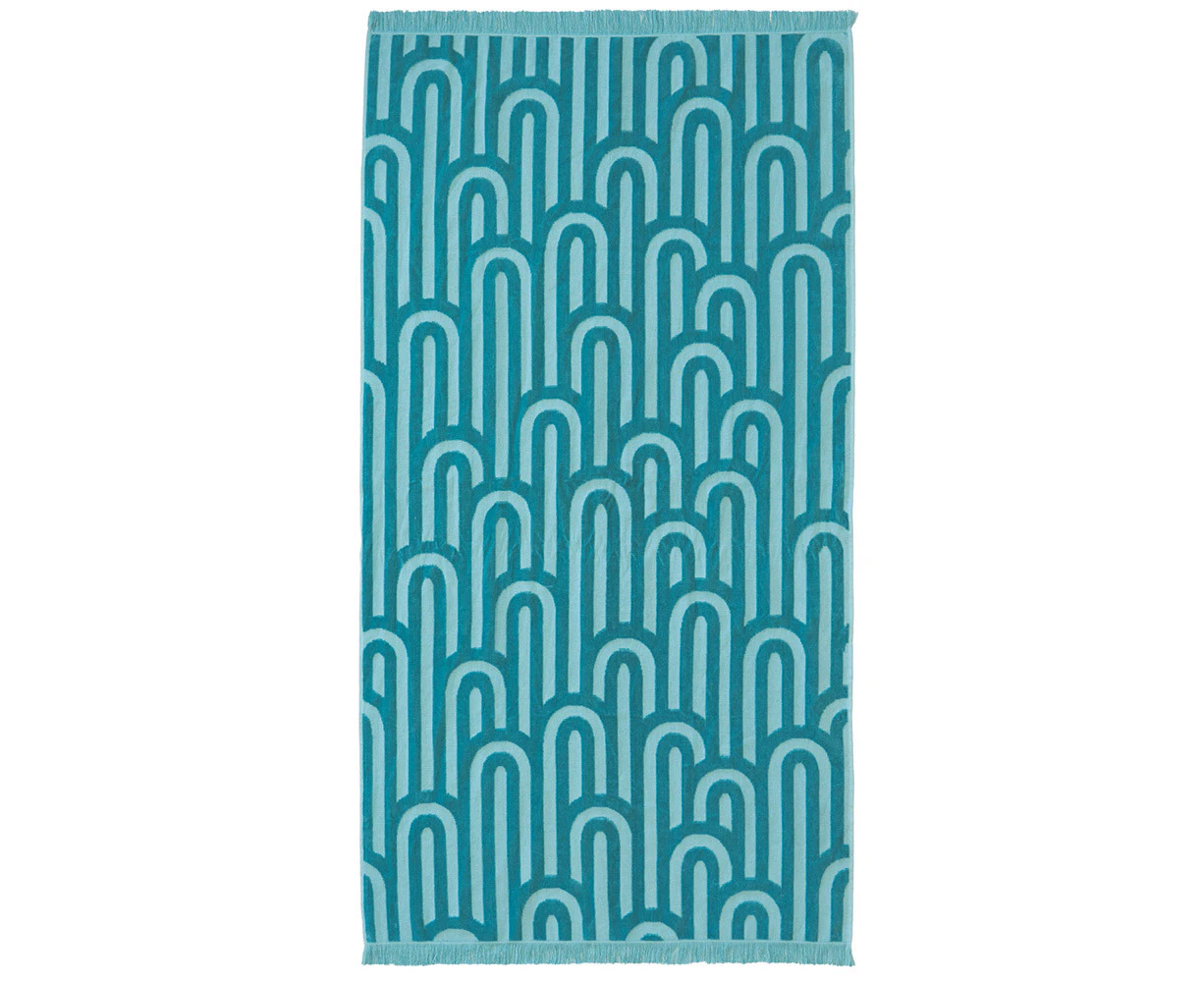 HiLo Beach Towel Arcade - Turquoise