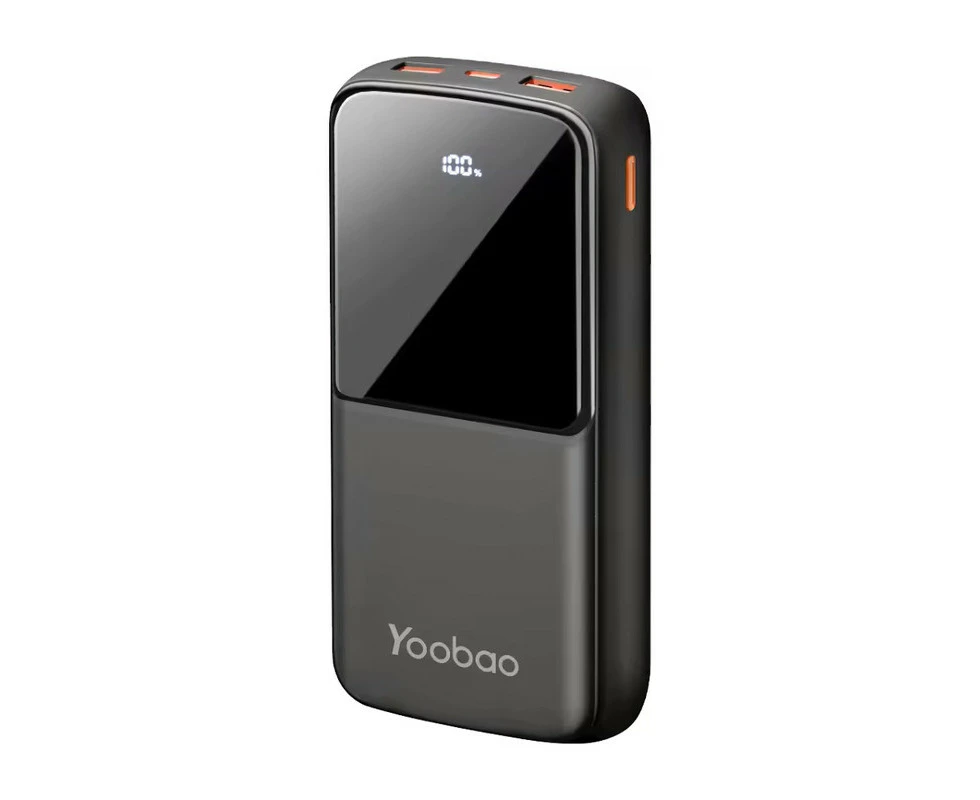 Yoobao High Capacity Powerbank with LED Digital Display 20000mAh - Black