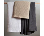 Logan & Mason Cotton Waffle Blanket Linen