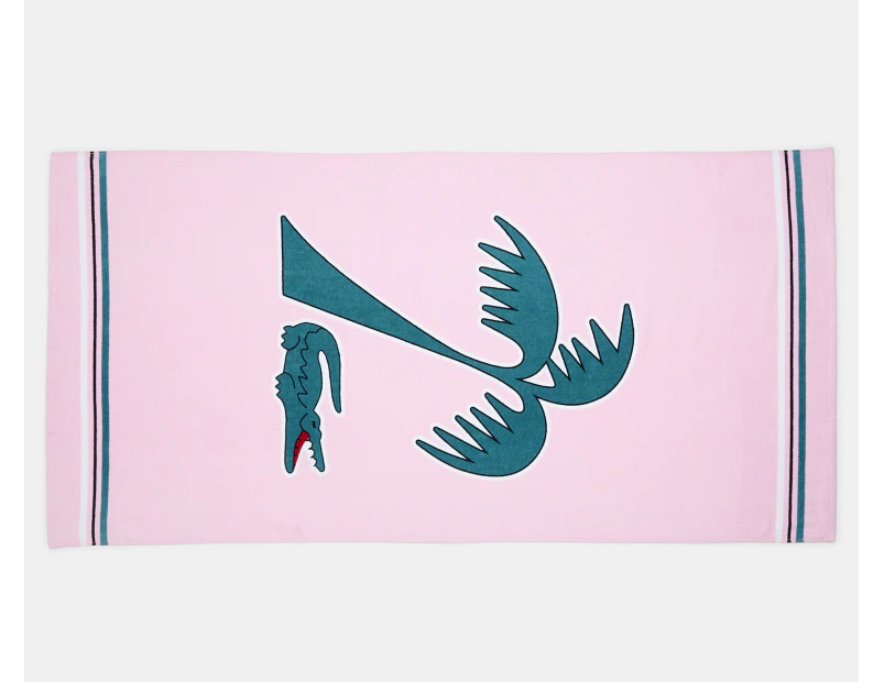 Lacoste Murphy Beach Towel - Pink