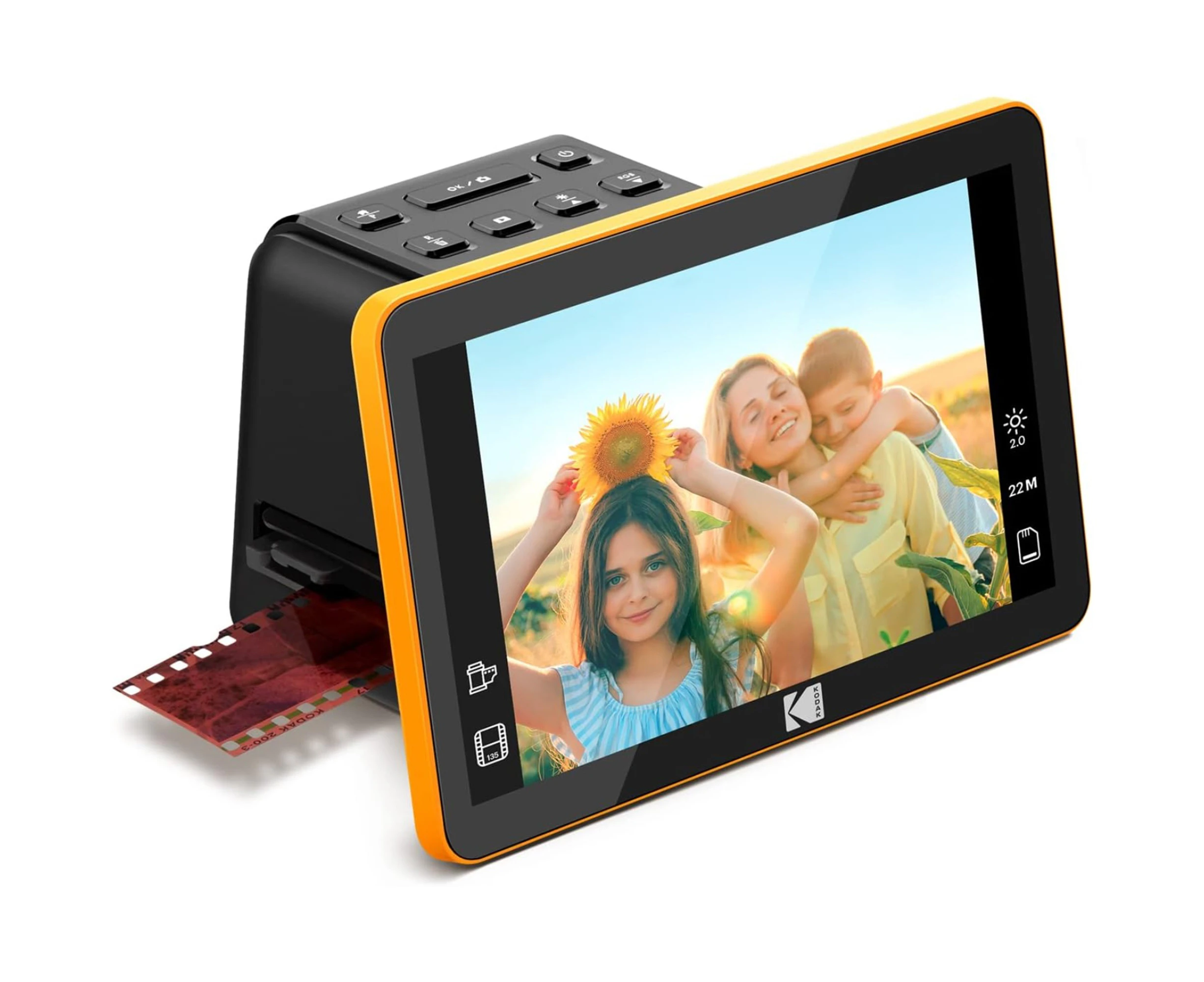 Kodak Slide N SCAN Film and Slide Scanner with 7" LCD Screen, Converts Negatives & Slides to JPEG