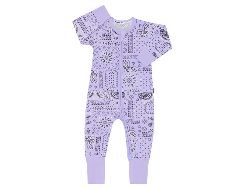 Bonds Baby/Toddler Zip Wondersuit - Paisley Paradise/Lilac