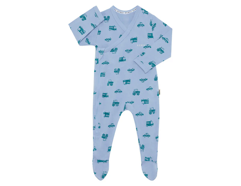 Bonds Baby Newbies Zippy Suit - Vroom Vroom Blues