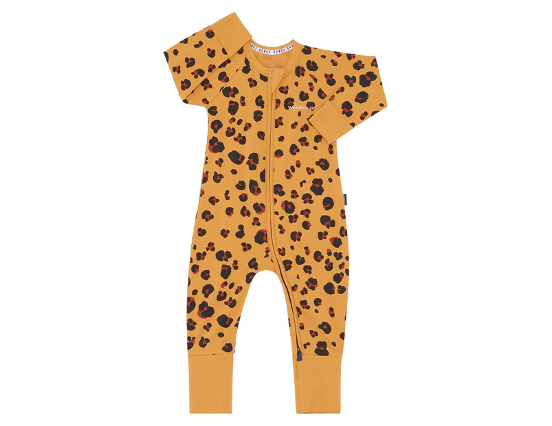 Bonds Baby/Toddler Zip Wondersuit - Luxe Leopard/Yellow