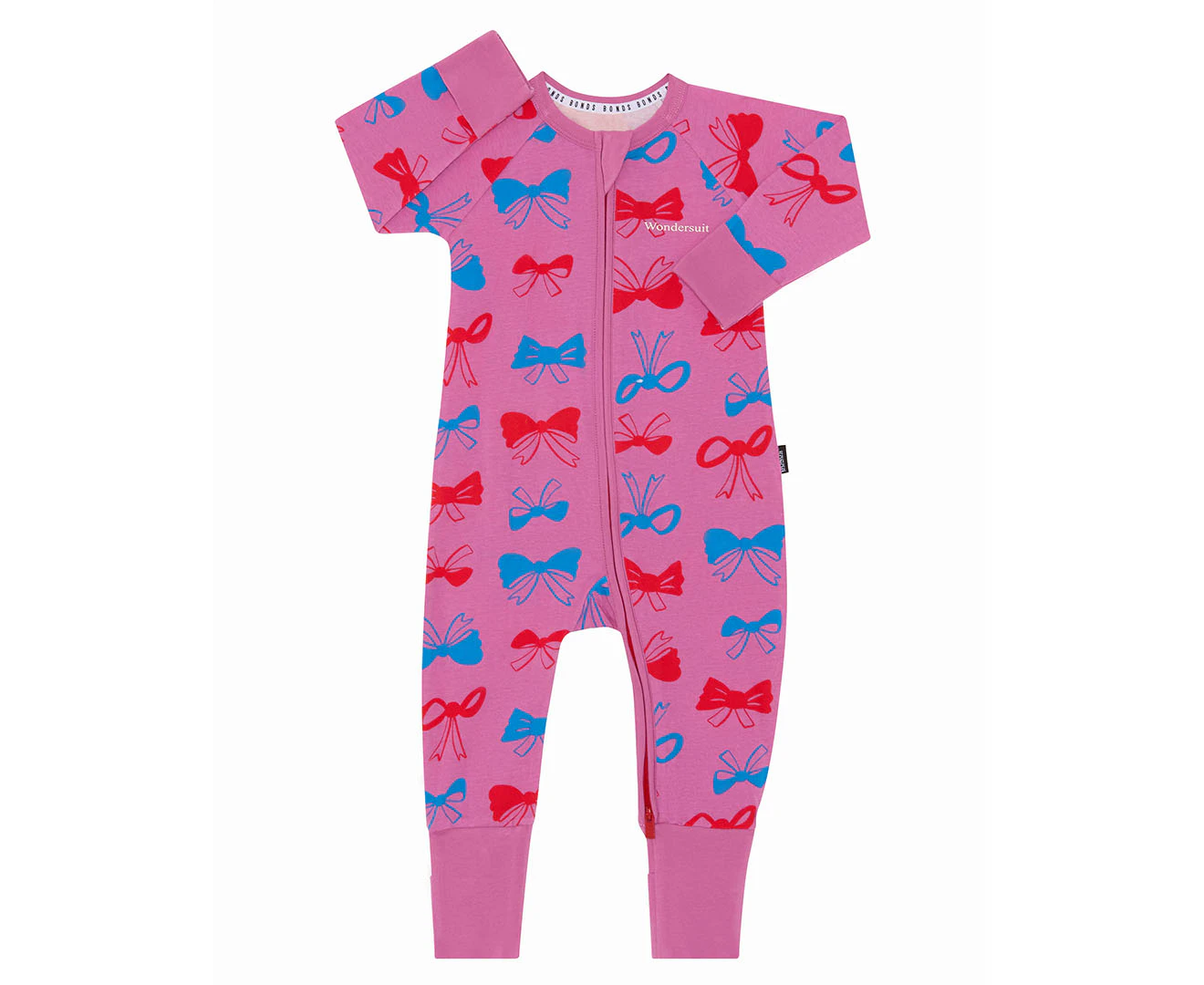 Bonds Baby Zip Wondersuit - Take A Bow/Foolish Pink