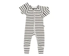 Bonds Baby Wide Needle Rib Zippy Suit - La Femme Nikita/Mascarpone