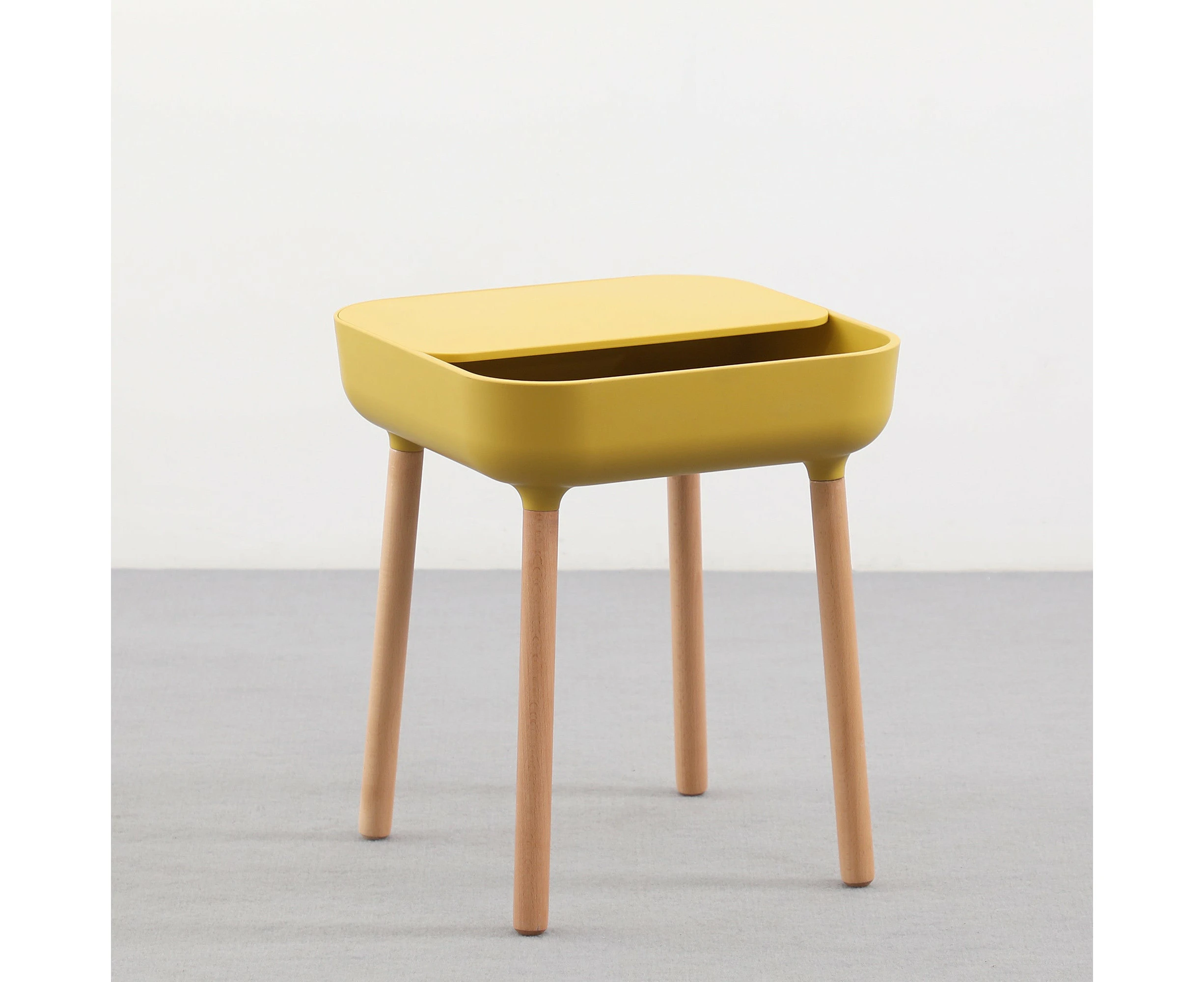 Macaroon Color Small Nightstand/Bedside Table/Side Table - Yellow