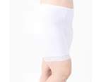 Moisture Wicking Cool Anti Chafe Slip Short With Leg Lace 7"