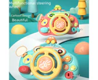 Children's educational early education steering wheel simulation car baby music educational fun music learning Car Toys