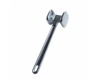 Aluminum Alloy Meat Hammer, Meat Mallet, Pork Chicken Tenderizer, Multi-Function Metal Kitchen Tool, Heavy Duty for Household L