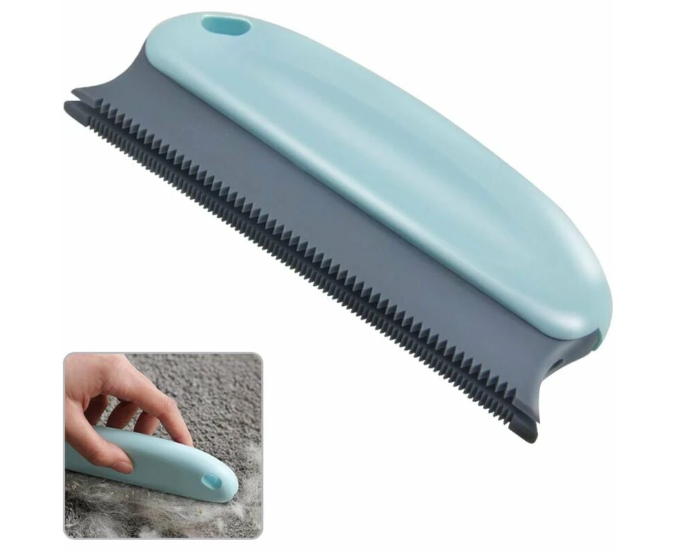 Pet Hair Remover Brush Cat Hair Remover Professional Hair Remover for Sofa, Furniture, Carpet, Clothes, Blankets, Car, Bed (Cycle Blue)