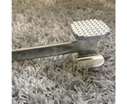 Aluminum Alloy Meat Hammer, Meat Mallet, Pork Chicken Tenderizer, Multi-Function Metal Kitchen Tool, Heavy Duty for Household L