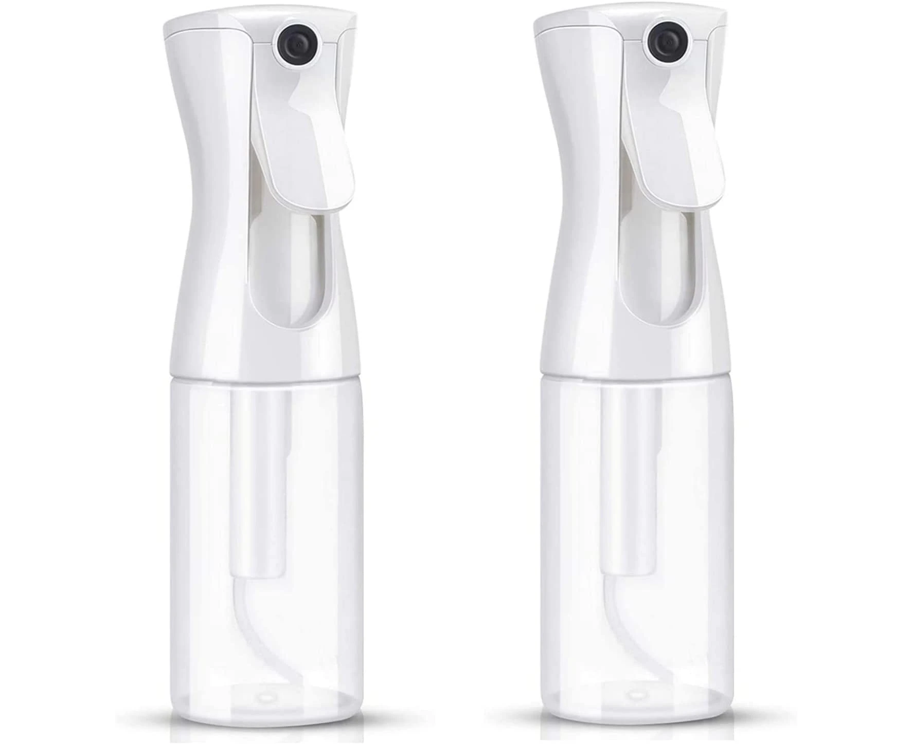 Hair Spray Bottle, 2Pack Continuous Water Mister Empty Spray Bottle, Fine Mist Salon Hairdressing Spray Bottle for Hair Styling, Skin Care, Plants, Pets, H