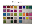 Glitter powder EVA sponge paper A4 with adhesive glitter paper gold powder foam paper children's creative glitter stickers