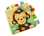 Exclusive for JJOVCE baby tear-proof animal cloth book embroidery three-dimensional cloth book Enlightenment baby toys