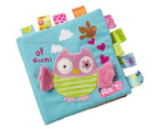 Exclusive for JJOVCE baby tear-proof animal cloth book embroidery three-dimensional cloth book Enlightenment baby toys