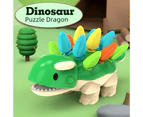 Mosaic dinosaur hedgehog baby toy baby sensory Montessori early education concentration training hand-eye coordination