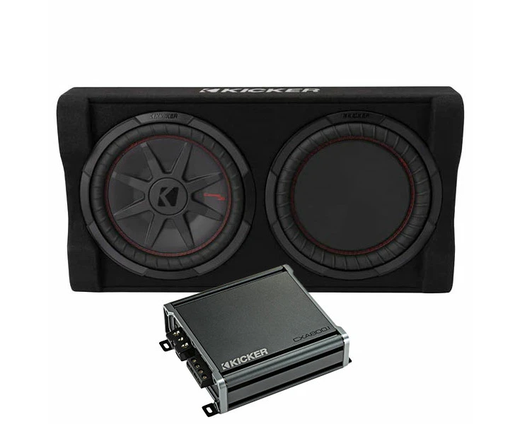 Kicker TRTP122PACK 500W Subwoofer and Amplifier