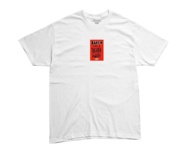 Baker Tee Baker Has A Deathwish Part 2 White