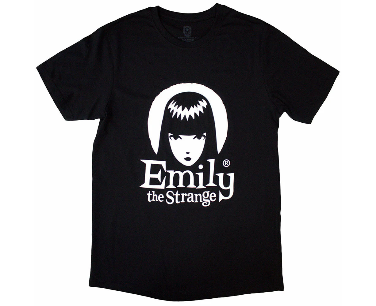 Emily The Strange Halo Logo T Shirt