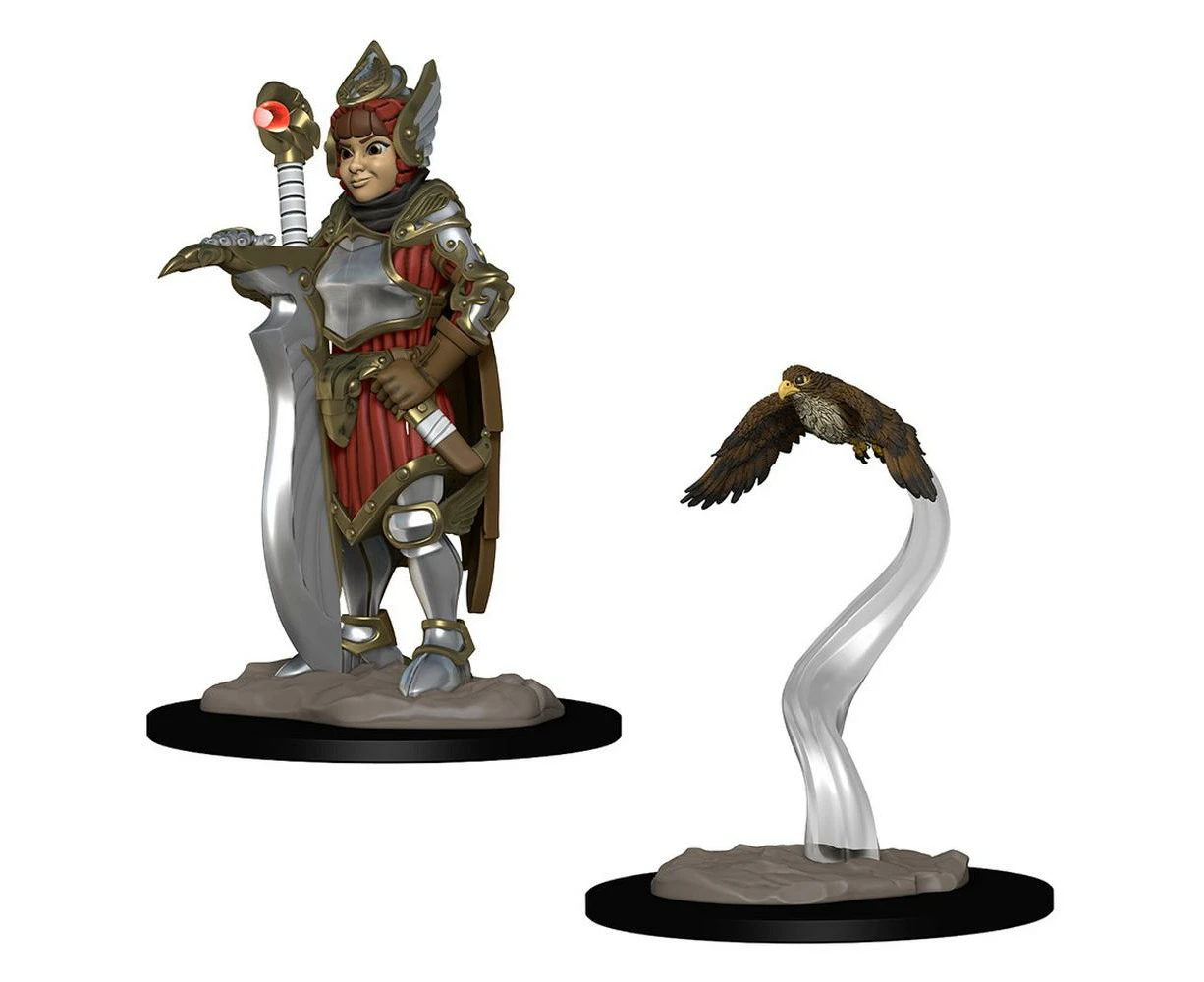 Wardlings: RPG Figures - Girl Fighter & Hunting Falcon