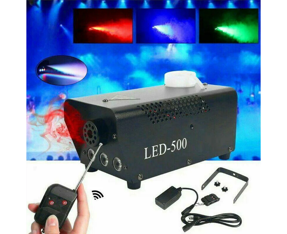 Fogger Smoke Machine Party DJ Wireless Control 500W Fog Machine