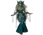 Dark Siren Women's Deluxe Mermaid Halloween Costume - Genuine California Costumes & New