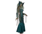 Dark Siren Women's Deluxe Mermaid Halloween Costume - Genuine California Costumes & New