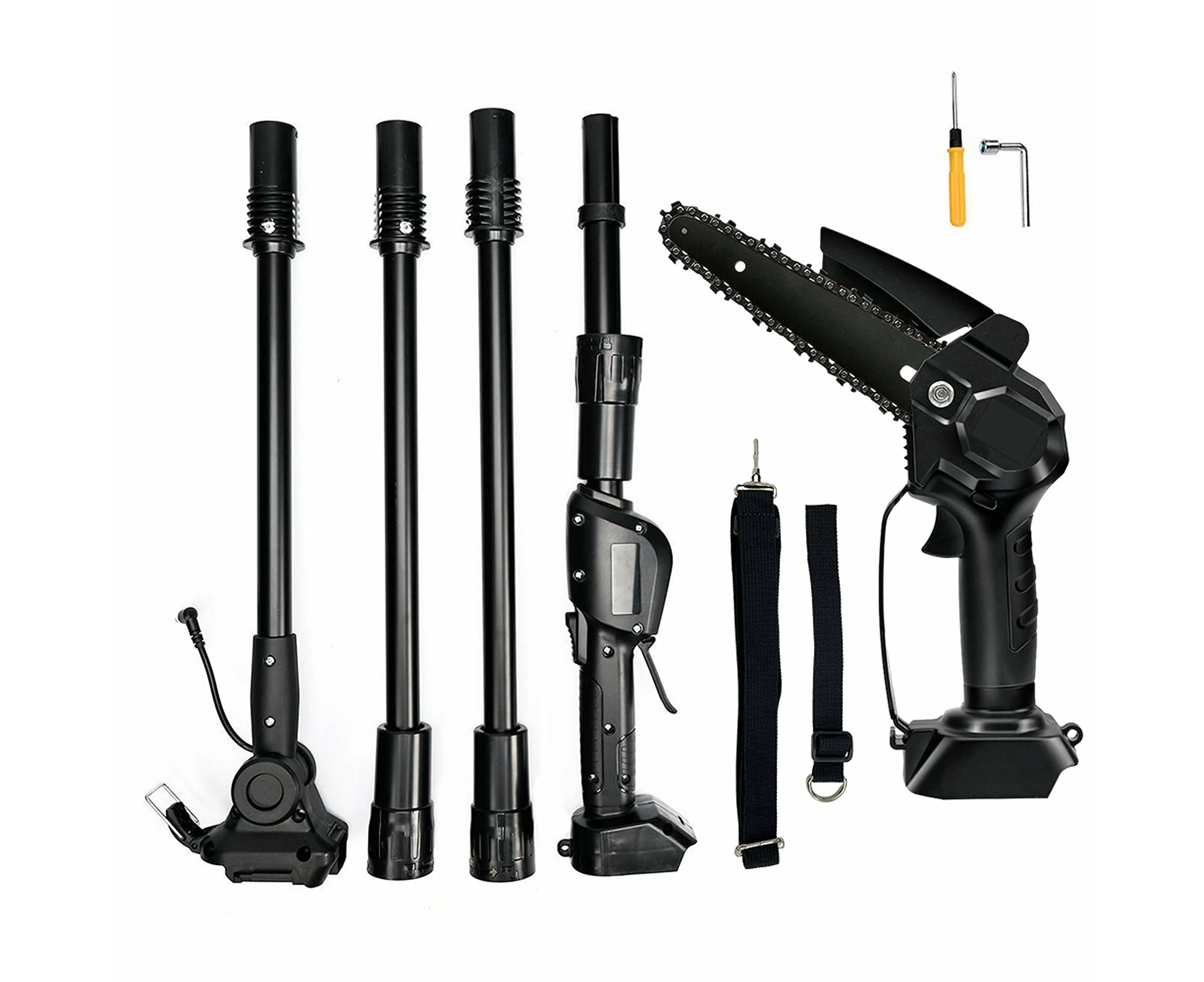 Cordless Chainsaw Pole Tool Tree Pruner Telescopic For Makita 18V Battery - 2 in 1