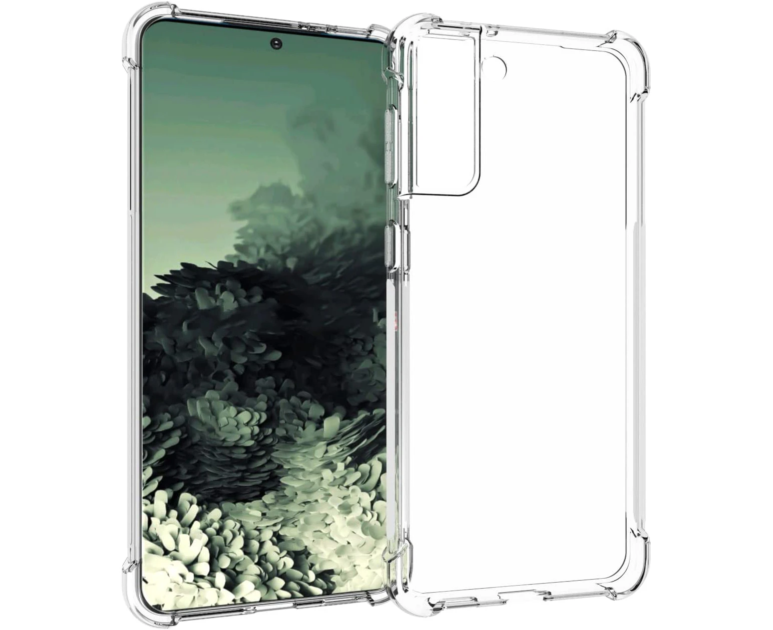 USTIYA Case for Samsung Galaxy A72 5G Clear TPU Four Corners Protective Cover Transparent Soft