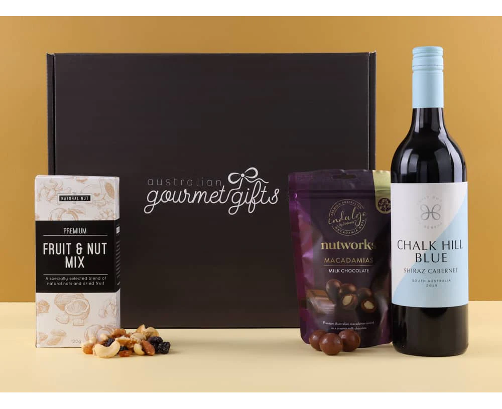 Shiraz & Chocolate Nuts Hamper