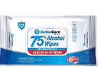 SwissCare 75% Alcohol Wipes 40's